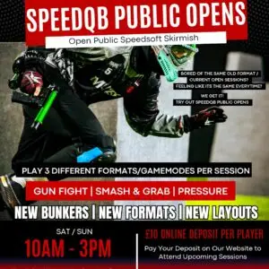 SpeedQB Public Opens - Sun 25th Jan